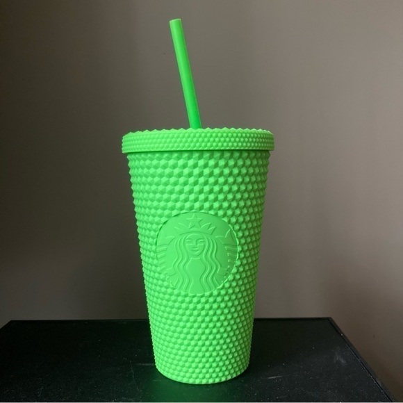 Starbucks | Neon Matte Green Halloween 2021 Collection 16 oz Grande Cold Tumbler - Picture 1 of 4